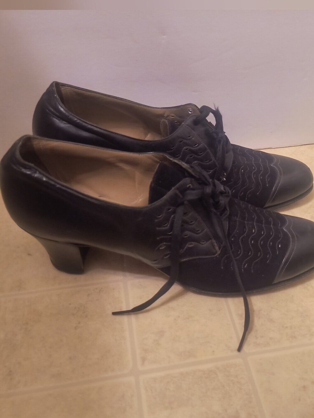 Rare True Vintage Pre-WWII Red Cross Shoe Oxford Pumps - Picture 12 of 12
